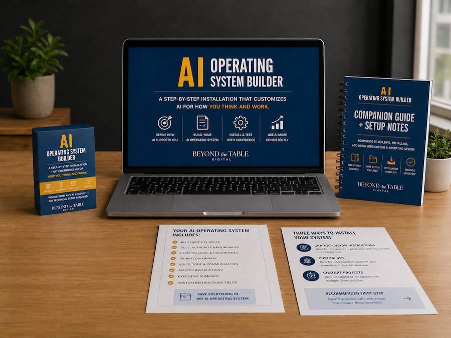 AIOS Builder, Beyond the Table Digital